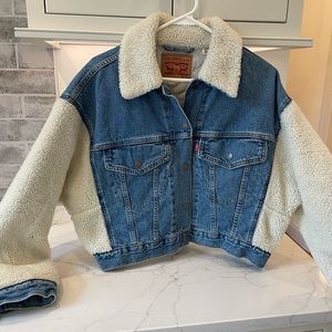 Levi’s denim jacket with Sherpa detail